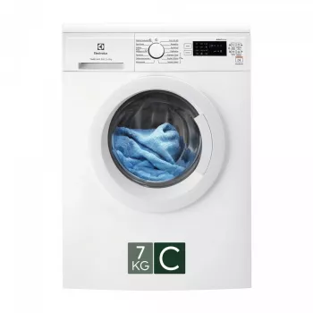 Electrolux EW2FN527WP Máquina de lavar roupa de carga frontal independente, 7 kg, 1200 rpm, classe energética C, branco