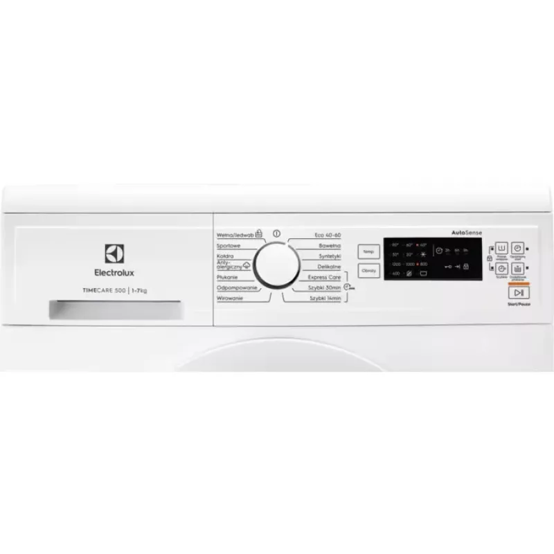 Electrolux EW2FN527WP Máquina de lavar roupa de carga frontal independente, 7 kg, 1200 rpm, classe energética C, branco