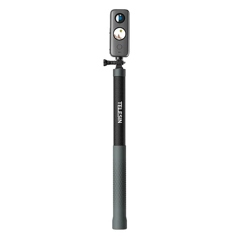 TELESIN GP-MNP-300-3 Pau de selfie em fibra de carbono 3m para action cams