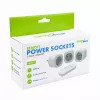 GreenBlue GB313 F tomadas com telecomando, conjunto de 3 com telecomando, tipo F