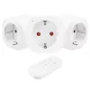 GreenBlue GB313 F tomadas com telecomando, conjunto de 3 com telecomando, tipo F