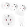 GreenBlue GB313 F tomadas com telecomando, conjunto de 3 com telecomando, tipo F