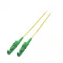 EFB Electronics Cabo de fibra ótica Singlemode E2000/APC 1m LSZH amarelo G.657.A1