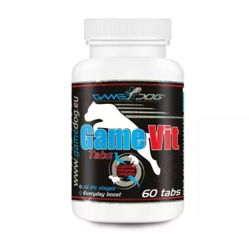 GAME DOG GameVit Tabs Suplemento multivitamínico e mineral para cães - 60 comprimidos