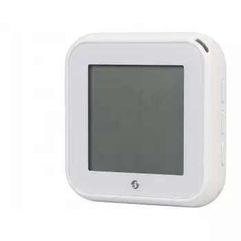 Shelly BLU H&T Display ZB Sensor de temperatura e humidade com ecrã E-Paper, Zigbee 3.0, Bluetooth 5.0, branco