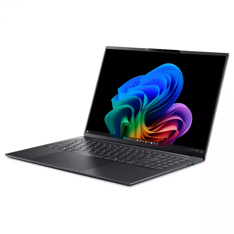Acer Swift Go 16 AI OLED SFG16-I71-77NZ Portátil, Intel Core Ultra 7 355, 16GB LPDDR5X, 512GB SSD, 16 polegadas 3.2K OLED, Windows 11 Home, Teclado Alemão