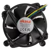 Akasa AK-CC6606BP01 Refrigeração CPU Low Profile - Socket LGA 1700, 63,2 mm de Altura, Ventoinha 92 mm, Preto