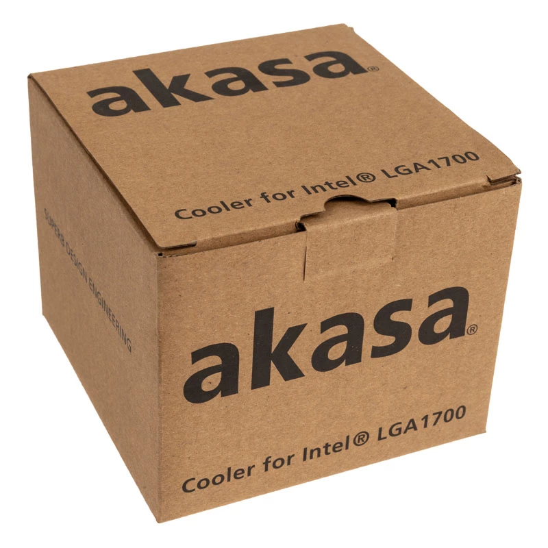 Akasa AK-CC6606BP01 Refrigeração CPU Low Profile - Socket LGA 1700, 63,2 mm de Altura, Ventoinha 92 mm, Preto