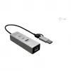 I-TEC Hub USB-C/USB-A Metal 3 - 2x USB-C 3.2 Gen 1, 1x USB-A 3.2 Gen 1, 2.5G LAN, Space Gray
