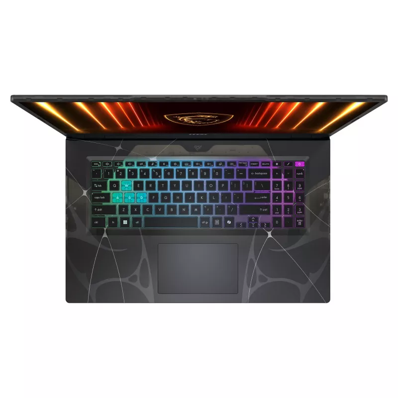 MSI Cyborg 17 B2RWFKG-056 Portátil Gaming 17,3 Polegadas FHD 240Hz Intel Core 7 240H 16GB DDR5 512GB SSD RTX 5060 Sem OS Teclado Alemão