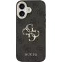GUESS Capa Rígida 4G Metal Logo Preto para Apple iPhone 17