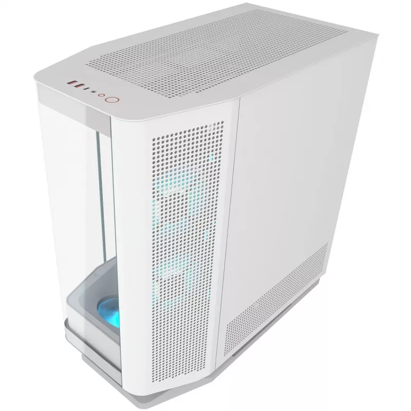 COUGAR FV270 caixa Mid Tower ARGB, branco