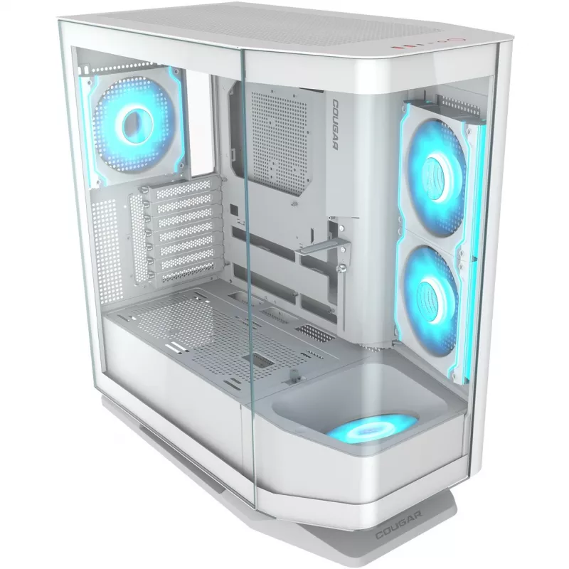 COUGAR FV270 caixa Mid Tower ARGB, branco