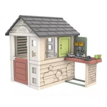 Smoby casa de jardim para crianças oficina de artesanato