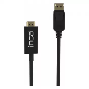INCA cabo DisplayPort para HDMI 1,8 m 10,2 Gbit/s preto