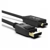 INCA cabo DisplayPort para HDMI 1,8 m 10,2 Gbit/s preto
