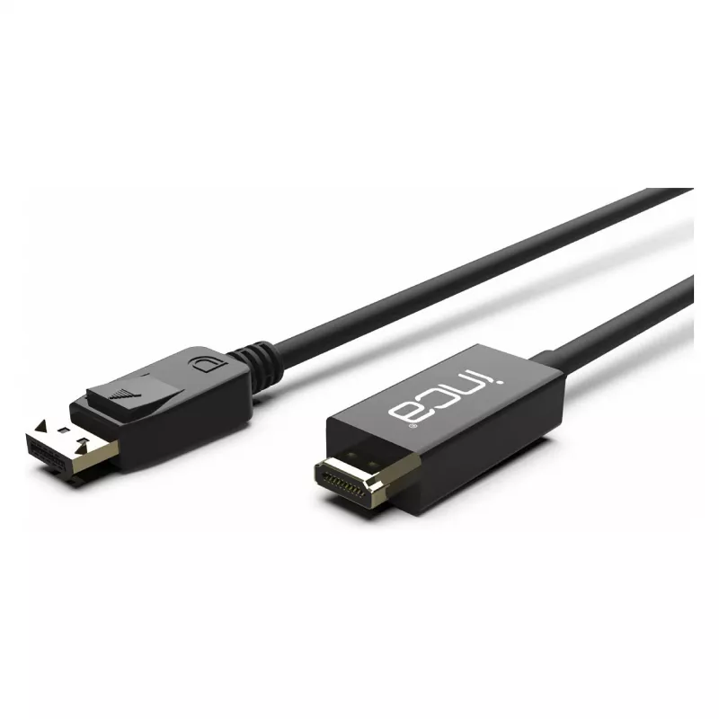 INCA cabo DisplayPort para HDMI 1,8 m 10,2 Gbit/s preto