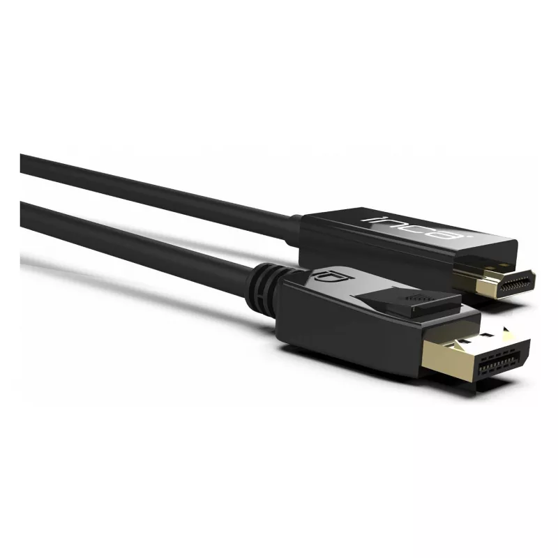 INCA cabo DisplayPort para HDMI 1,8 m 10,2 Gbit/s preto