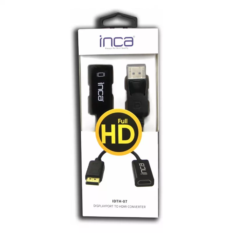 INCA adaptador DisplayPort para HDMI IDTH-07 4K 0,2m Retail