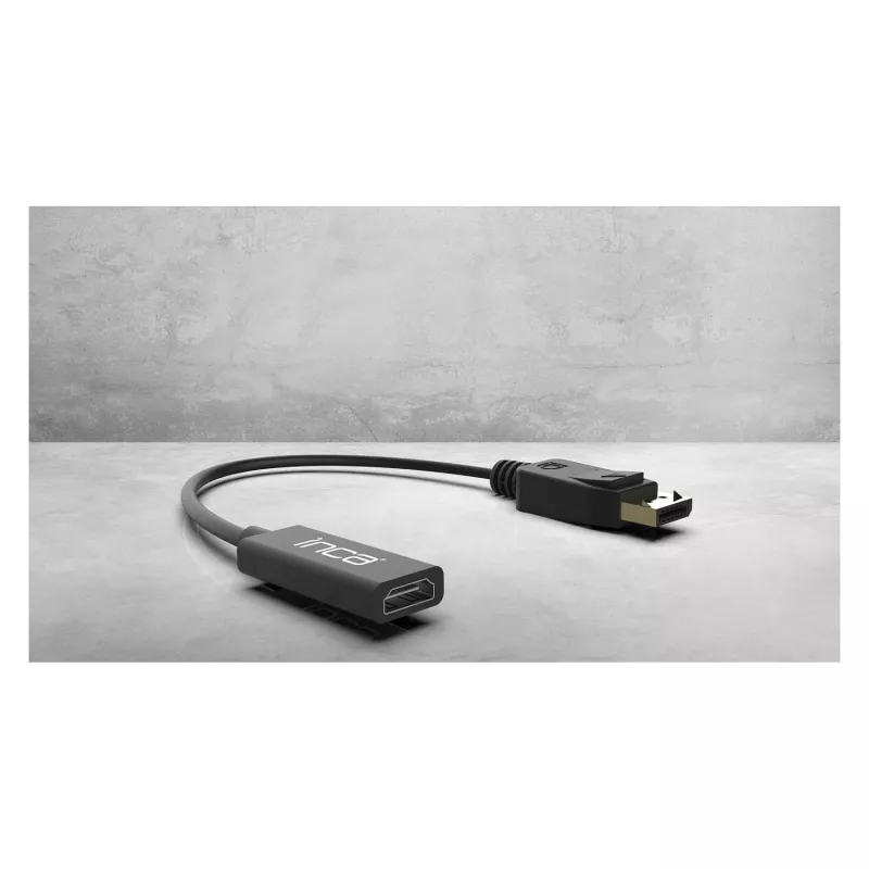 INCA adaptador DisplayPort para HDMI IDTH-07 4K 0,2m Retail