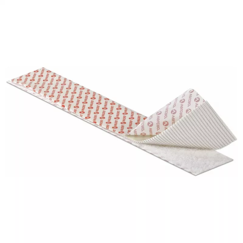 VELCRO Brand fita adesiva de velcro resistente, branco, 50mm x 1m