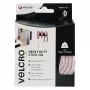 VELCRO Brand fita adesiva de velcro resistente, branco, 50mm x 1m
