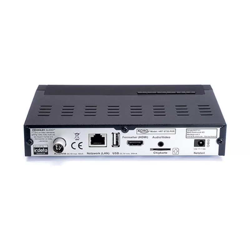 Xoro HRT 8730 recetor DVB-T/T2 Full HD, preto