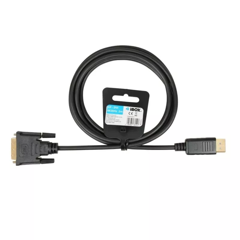 IBOX Cabo HDMI para DVI-D FullHD 1080p 2m preto
