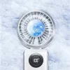 AWEI F39 Fast Ice Mini Ventilador de mão, branco gelo, 3600mAh, arrefecimento turbo, 5 níveis, USB-C
