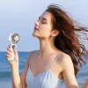 AWEI F39 Fast Ice Mini Ventilador de mão, branco gelo, 3600mAh, arrefecimento turbo, 5 níveis, USB-C