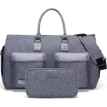 EXTRALINK Black Forest KM05 saco de viagem 51x20x33 cm dobrável + necessaire