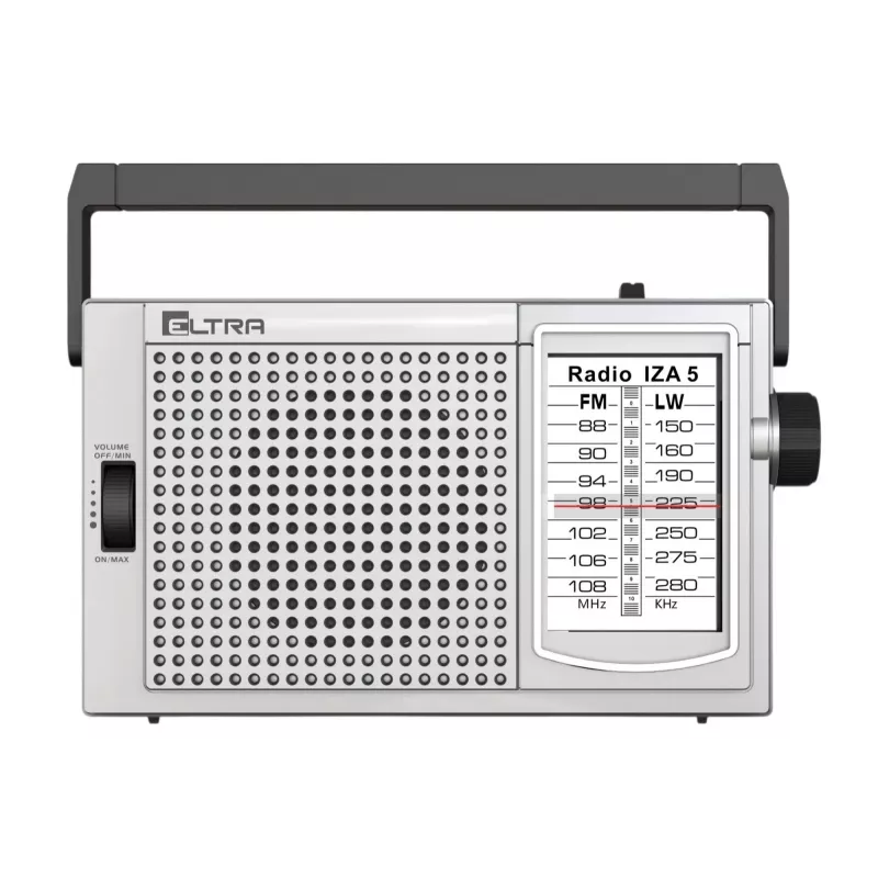 ELTRA Radio IZA-5 Silver rádio portátil FM/AM com Bluetooth e USB