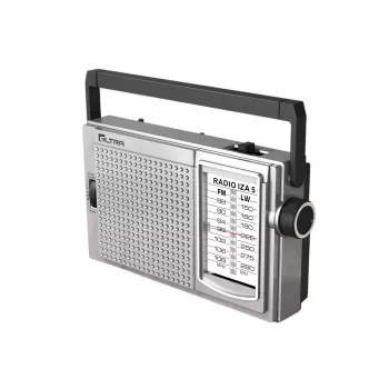 ELTRA Radio IZA-5 prateado Rádio portátil FM/AM com Bluetooth e USB