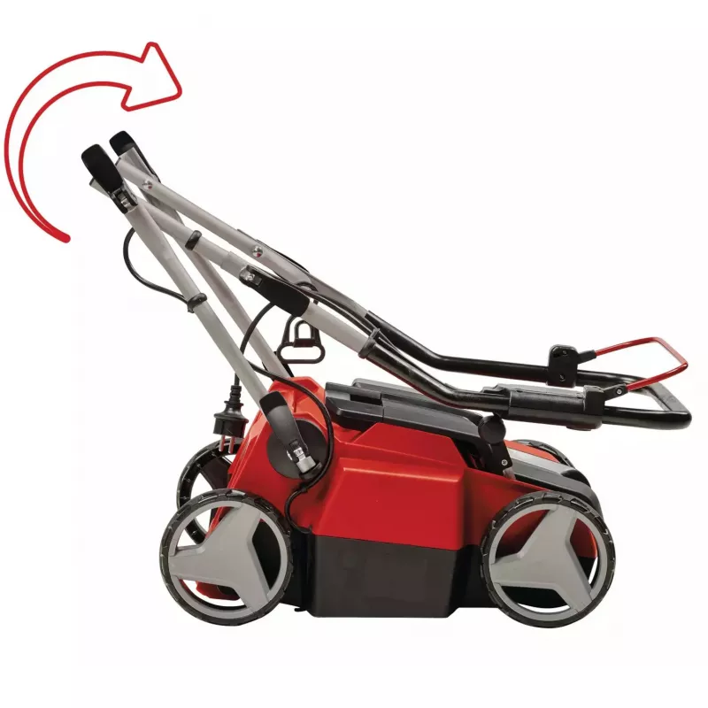 Einhell GE-SA 1435/1 Escarificador e ventilador elétrico 1400 W, 35 cm de largura de trabalho, vermelho/preto