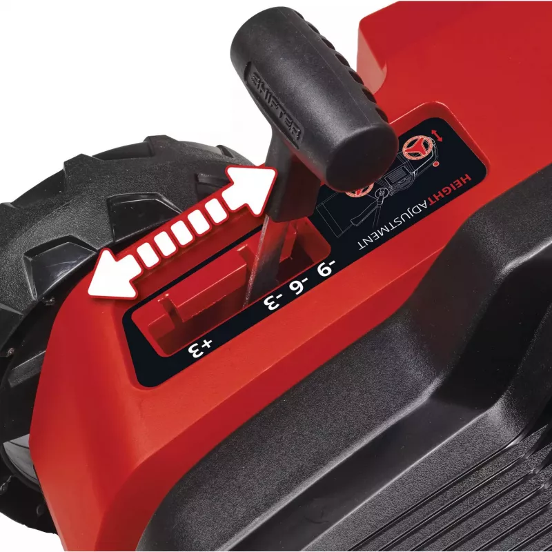 Einhell GE-SA 1435/1 Escarificador e ventilador elétrico 1400 W, 35 cm de largura de trabalho, vermelho/preto