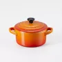 Le Creuset Conjunto de grés com 4 Petit Casseroles 10x5cm Volcanic