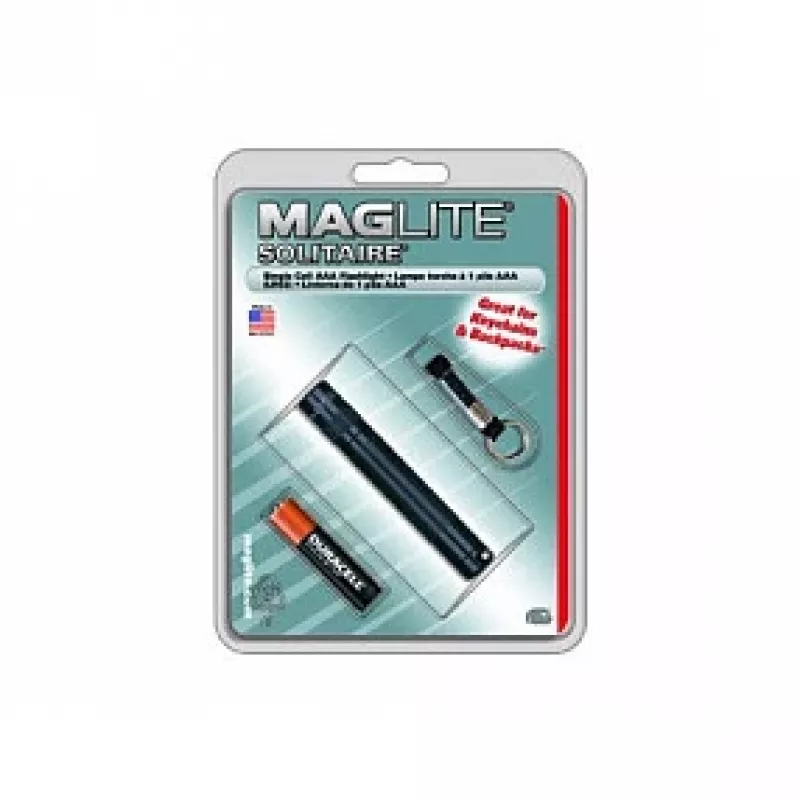 Maglite Solitaire Krypton Mini Lanterna preto 37 lúmenes AAA