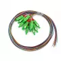 EFB Elektronik Pigtail de fibra E2000/APC8° OS2, conjunto de 12 cores, 2m
