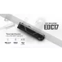 Nitecore EDC17 Lanterna 1500 lúmenes USB-C recarregável com ponteiro laser Class 1