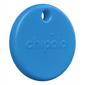 Chipolo POP Bluetooth Tracker com bateria substituível para iOS e Android, azul