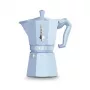 Cafeteira italiana Bialetti MOKA EXCLUSIVE 6TZ azul-claro (9062)