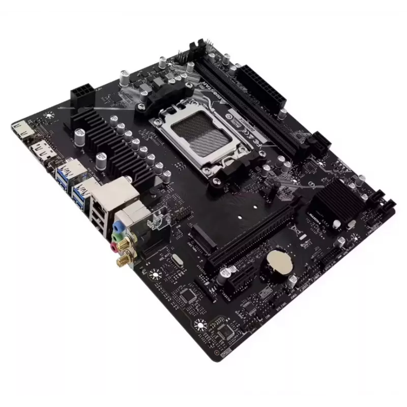 Placa-mãe BIOSTAR B650MS2-E, AMD AM5, DDR5, Micro ATX