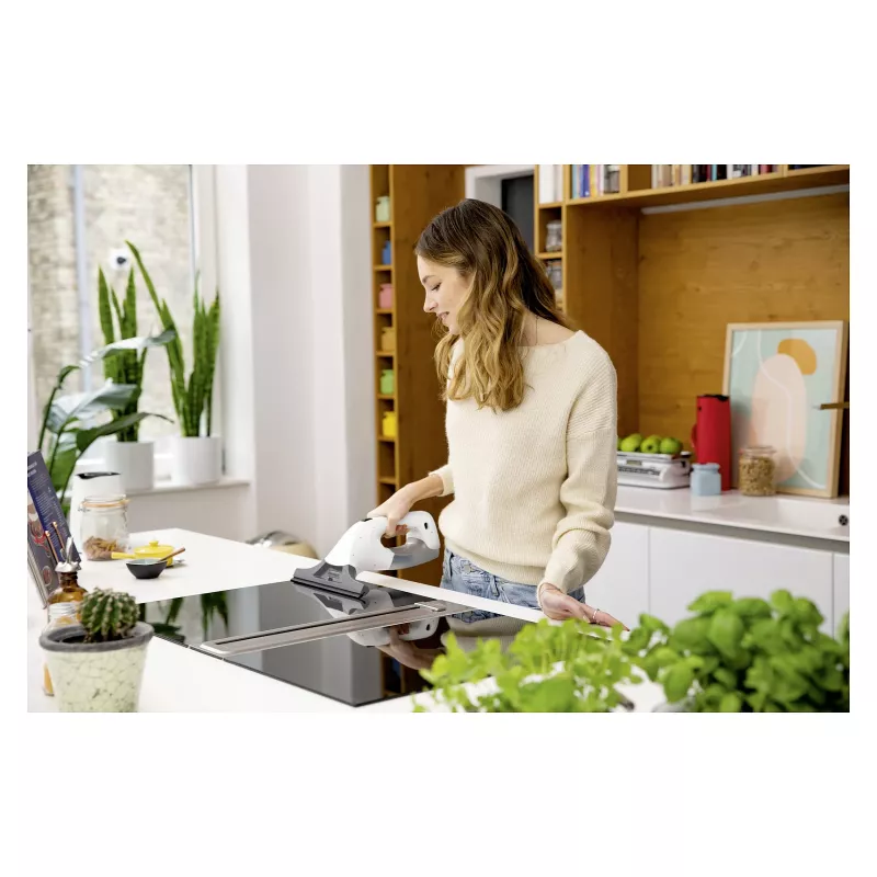 Aspirador de vidros Kärcher WV 3 Comfort Precision, 280 mm de largura de trabalho, iões de lítio, 100 min de autonomia, 0,9 kg