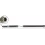 Antena Delock LPWAN 433 + 868 MHz conector fêmea N 2 dBi 72 cm omnidirecional exterior cinzenta
