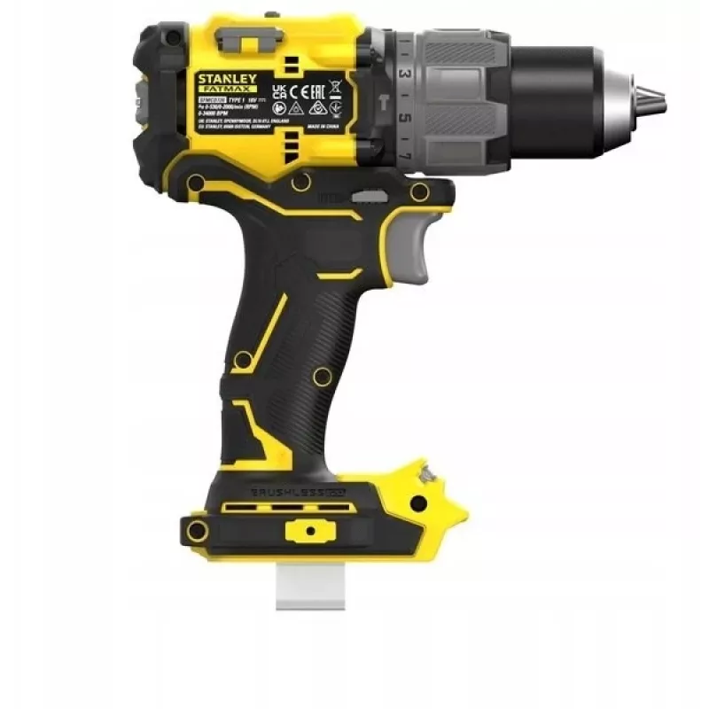 Berbequim de impacto sem escovas STANLEY FATMAX SFMCD726D2T 18V (2x baterias 2,0Ah, carregador, mala TSTAK)