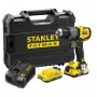 Berbequim de impacto sem escovas STANLEY FATMAX SFMCD726D2T 18V (2x baterias 2,0Ah, carregador, mala TSTAK)