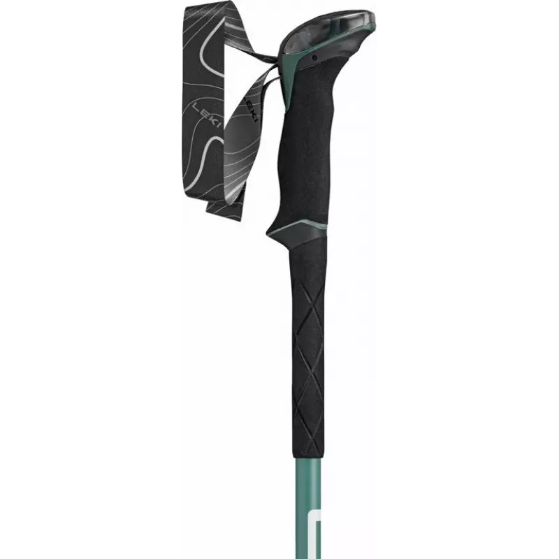 Bastões de trekking LEKI MAKALU LITE 100-135cm verde/branco