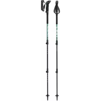 Bastões de trekking LEKI MAKALU LITE 100-135cm verde/branco