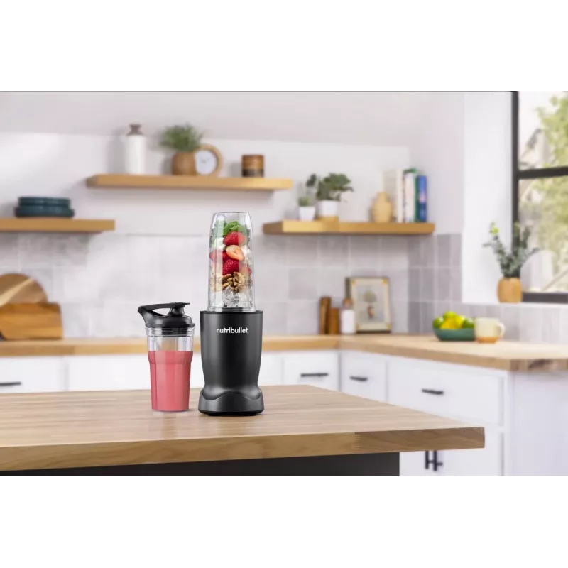 Liquidificadora Nutribullet NBT1006MB Turbo 1000 W, preto mate