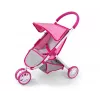 MILLY MALLY carrinho de bonecas Susie Prestige – rosa/cinzento/branco